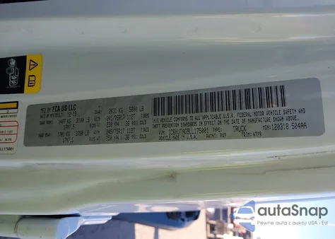 2020 Jeep Gladiator Sport S 4X4 из США, поврежденный, VIN 1C6HJTAG9LL175001